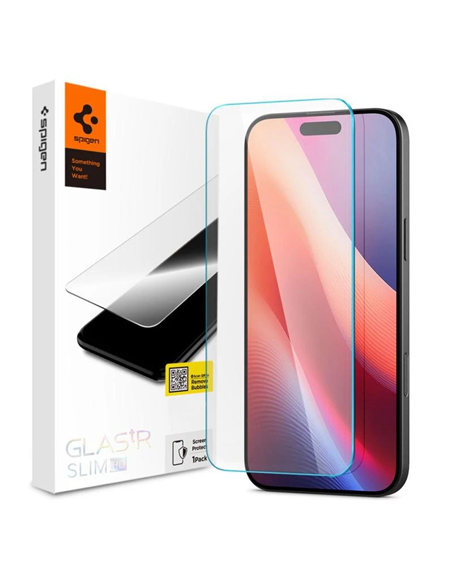 Sticlă de protecție Spigen iPhone 16 Pro Max Glas.TR Slim, Transparent Sticlă de protecție Spigen iPhone 16 Pro Max Glas.TR Slim, Transparent