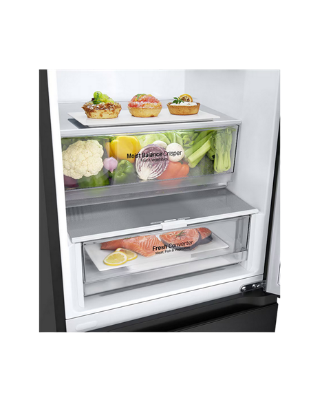 Frigider LG GBV3200DEP, Graphite Black