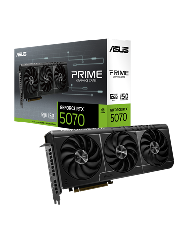 Видеокарта ASUS PRIME-RTX5070-12G, 12ГБ GDDR7 192бит