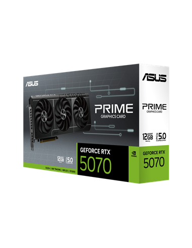 Placă Video ASUS PRIME-RTX5070-12G, 12GB GDDR7 192bit