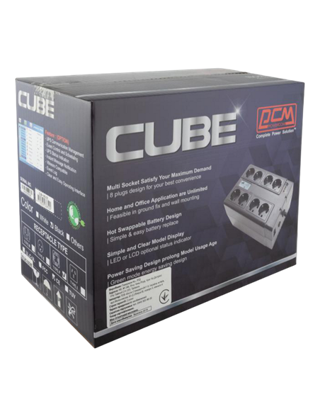 Sursă de alimentare neîntreruptibilă PCM CUB-850E, Offline, 850VA, Turn
