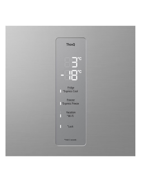 Frigider LG GBV5250EPY, Oțel inoxidabil