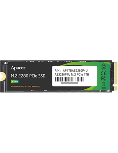 Накопитель SSD Apacer AS2280P4U, 1024Гб, AP1TBAS2280P4U-1