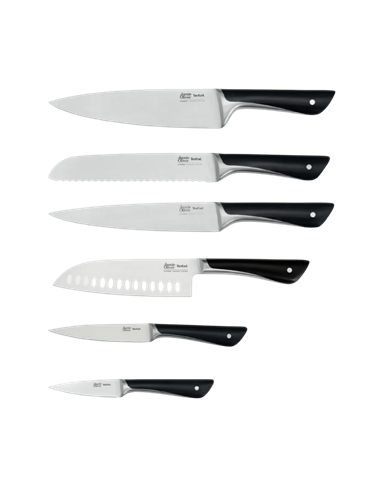 Set de Cuțite Tefal K267S656, Negru / Inox