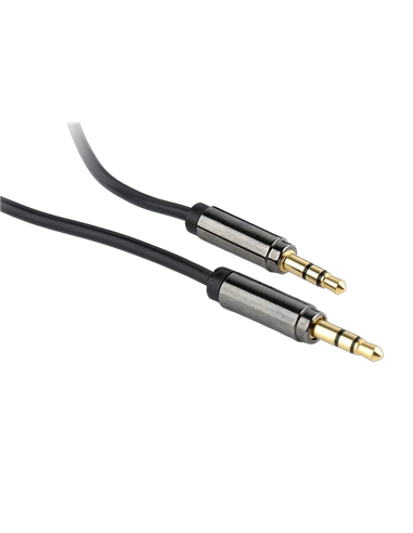 Cablu audio Cablexpert CCAP-444-1M, 3.5mm 3-pin (M) - 3.5mm 3-pin (M), 1m, Negru