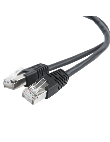 Патч-корд Cablexpert PP22-1M/BK, Cat5e FTP, 1м, Чёрный