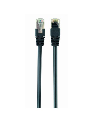 Патч-корд Cablexpert PP22-1M/BK, Cat5e FTP, 1м, Чёрный