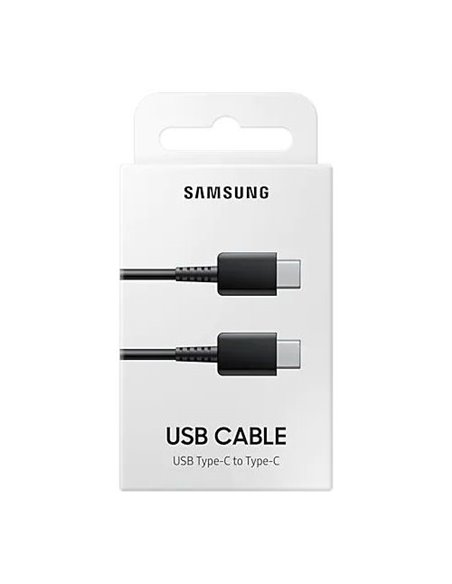 Cablu încărcare și sincronizare Samsung EP-DA705BBRGRU, USB Type-C/USB Type-C, 1m, Negru