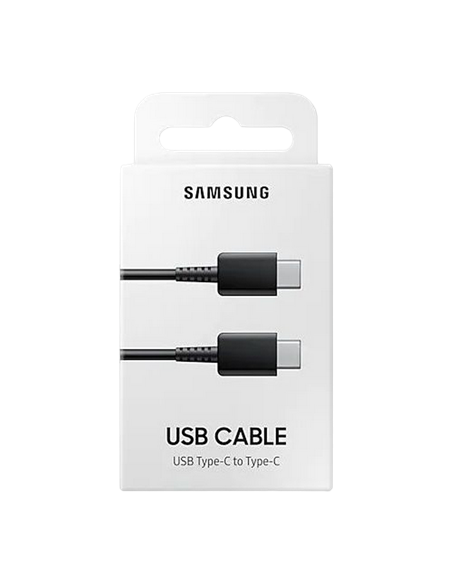 Кабель для зарядки и синхронизации Samsung EP-DA705BBRGRU, USB Type-C/USB Type-C, 1м, Чёрный
