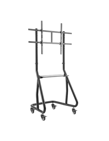 Мобильная стойка для телевизора Reflecta TV Stand 105P-Shelf, Чёрный