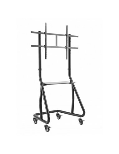 Мобильная стойка для телевизора Reflecta TV Stand 105P-Shelf, Чёрный