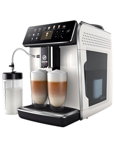 Aparat de cafea Saeco SM6580/20, Alb | Negru