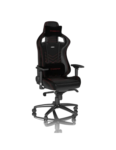 Scaun Gaming Noblechairs Epic, PU Piele, Negru/Rosu