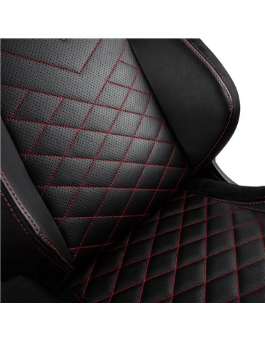 Scaun Gaming Noblechairs Epic, PU Piele, Negru/Rosu
