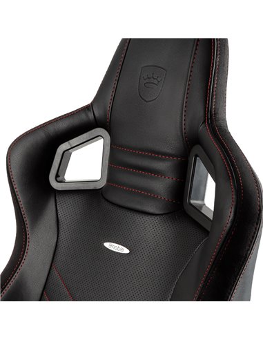 Scaun Gaming Noblechairs Epic, PU Piele, Negru/Rosu
