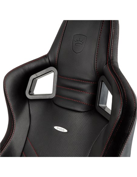 Scaun Gaming Noblechairs Epic, PU Piele, Negru/Rosu