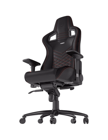 Scaun Gaming Noblechairs Epic, PU Piele, Negru/Rosu
