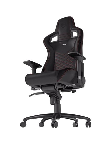 Scaun Gaming Noblechairs Epic, PU Piele, Negru/Rosu