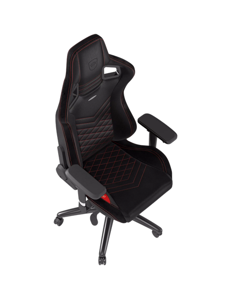 Scaun Gaming Noblechairs Epic, PU Piele, Negru/Rosu