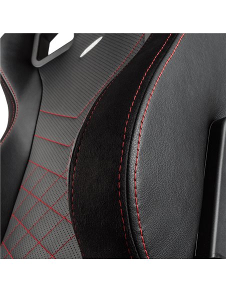 Scaun Gaming Noblechairs Epic, PU Piele, Negru/Rosu