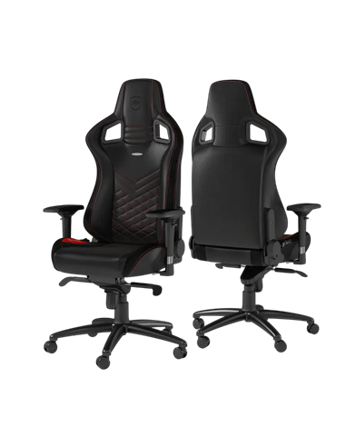 Scaun Gaming Noblechairs Epic, PU Piele, Negru/Rosu