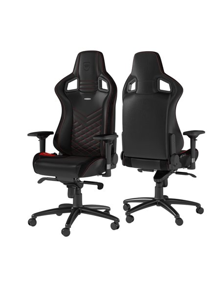 Scaun Gaming Noblechairs Epic, PU Piele, Negru/Rosu