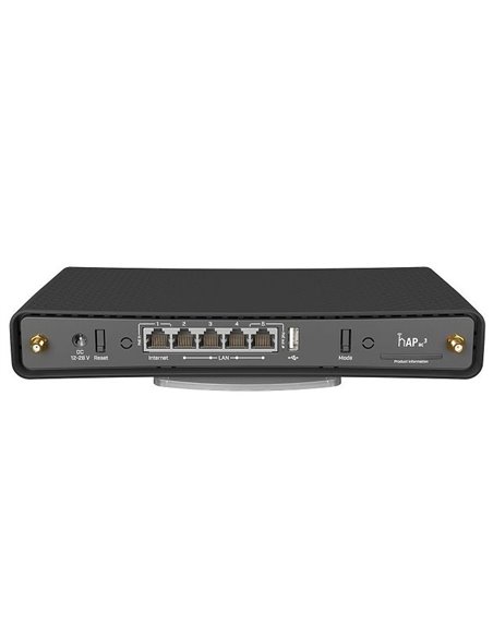 Беспроводной маршрутизатор MikroTik hAP AC3, Чёрный