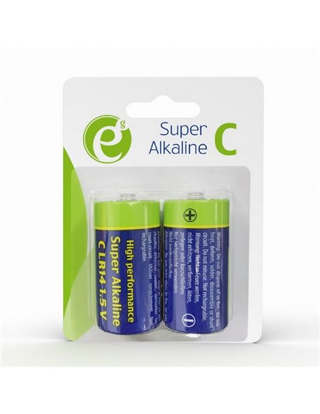 Батарейки Energenie EG-BA-LR14-01, C, 7500мА·ч, 2шт.