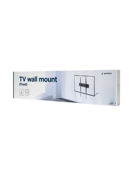Фиксированное настенное крепление Gembird WM-55F-02, Чёрный