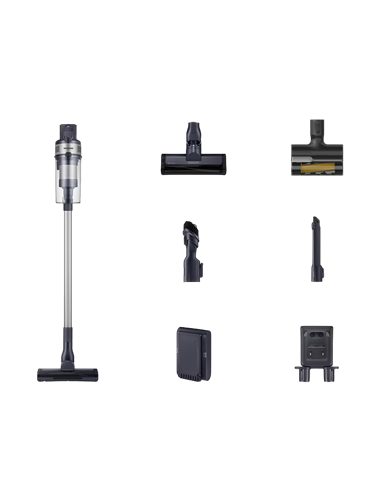 Aspirator Vertical Samsung Jet 65 Pet, Negru | Argintiu