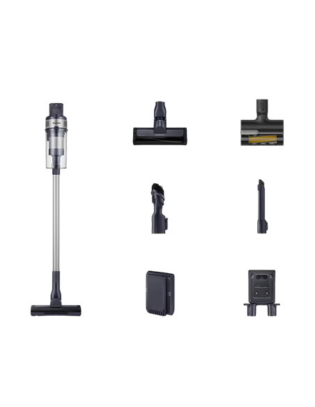 Aspirator Vertical Samsung Jet 65 Pet, Negru | Argintiu