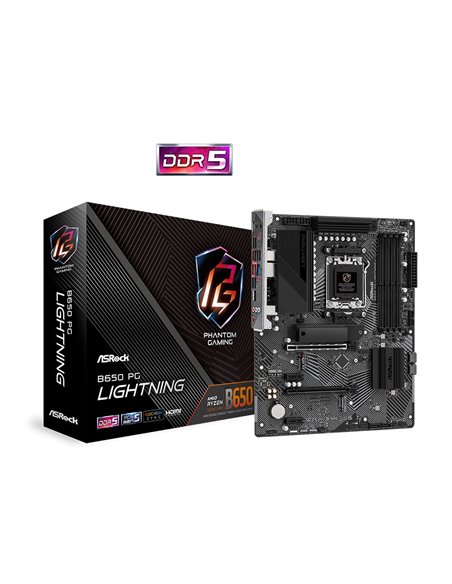 Placă de bază ASRock B650 PG LIGHTNING, AM5, AMD B650, ATX