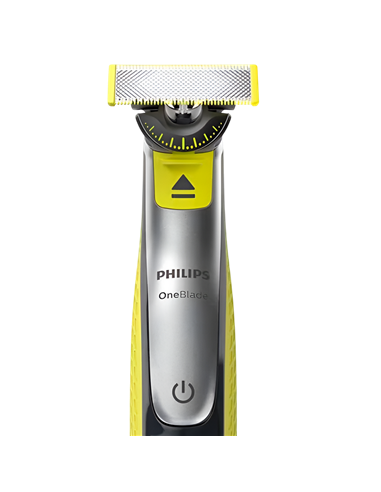 Trimmer pentru bărbați Philips OneBlade QP2834/20, Verde | Carbonic