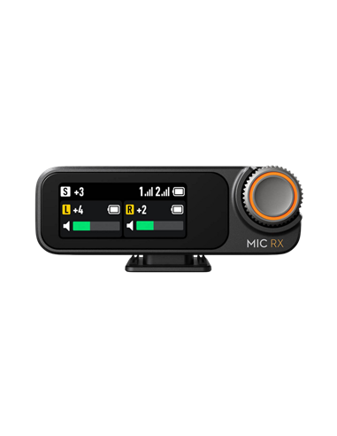 Портативный записывающий микрофон DJI Mic 2 (2 TX + 1 RX + Charging Case), Беспроводной, Черный