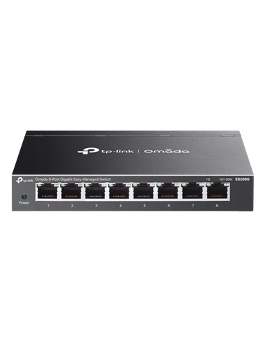 Сетевой коммутатор TP-LINK ES208G, 8x 10/100/1000 Мбит/с