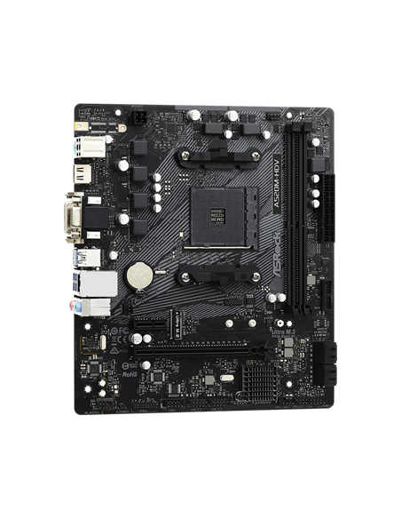 Placă de bază ASRock A520M-HDV, AM4, AMD A520, Micro-ATX