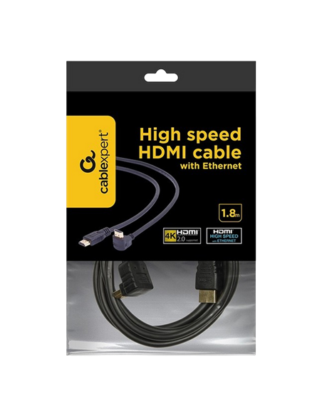 Cablu Video Cablexpert CC-HDMI490-6, HDMI (M) - HDMI (M), 1,8m, Negru