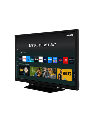 24" LED SMART TV Toshiba 24WV3563DG, 1366x768 HD, VIDAA U9, Negru