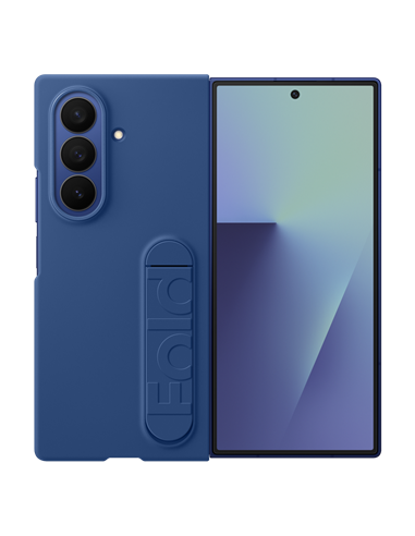 Чехол Samsung Silicone Case для Fold7, Синий