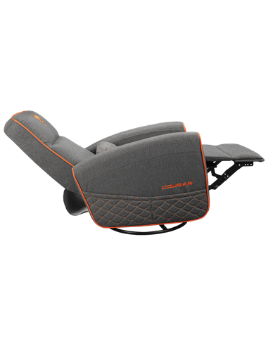 Scaun Gaming Cougar FIDOM, Imitație de in, Gri | Portocaliu