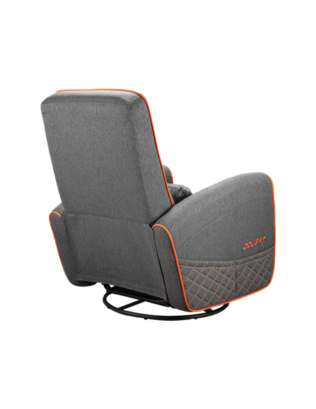 Scaun Gaming Cougar FIDOM, Imitație de in, Gri | Portocaliu