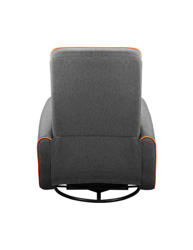 Scaun Gaming Cougar FIDOM, Imitație de in, Gri | Portocaliu