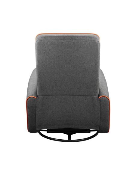 Scaun Gaming Cougar FIDOM, Imitație de in, Gri | Portocaliu