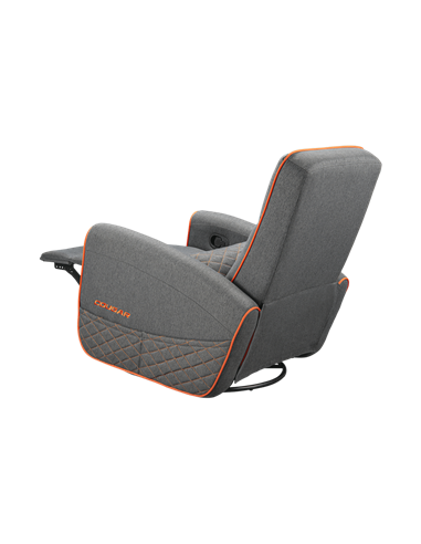 Игровое кресло Cougar FIDOM, Имитация льна, Серый | Оранжевый