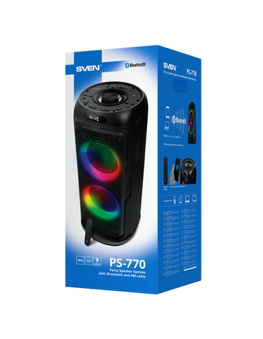 Sistem audio SVEN PS-770, Negru