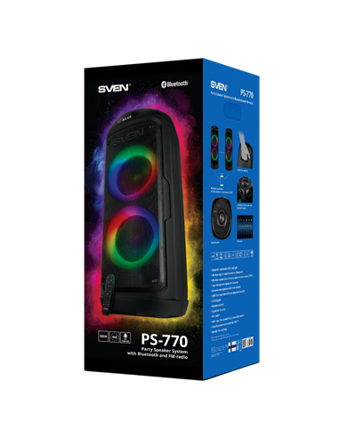 Sistem audio SVEN PS-770, Negru