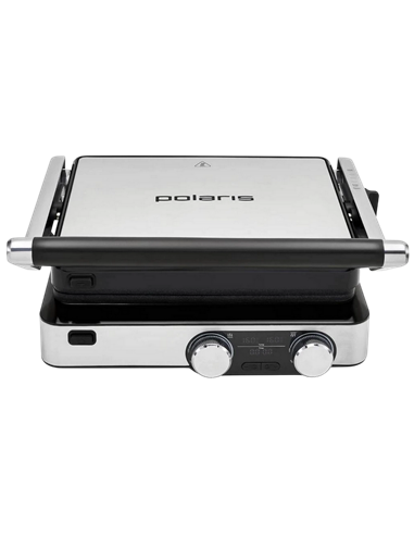 Grătar electric Polaris PGP 7001D, 2000W, Argintiu