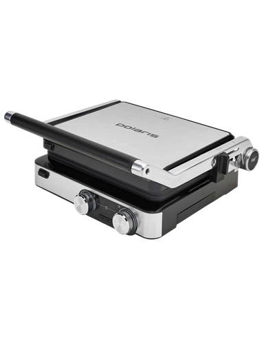 Grătar electric Polaris PGP 7001D, 2000W, Argintiu