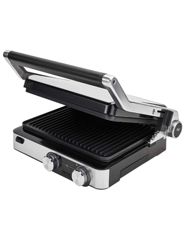 Grătar electric Polaris PGP 7001D, 2000W, Argintiu