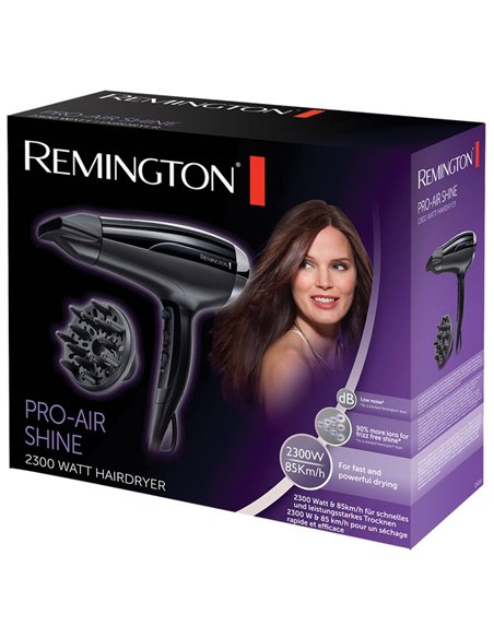 Фен Remington Pro-Air Shine D5215, 2300 Вт, Чёрный